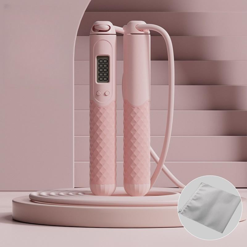 Adult Skipping Rope Body Shaping Fat Loss Big Ball Weight Wire Rope Dual-Purpose Counting Large Cordless Ball-Weighted Jump Rope Home Workout Equipment Exercise