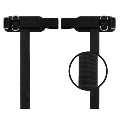 Lifting Straps with D Rings 2 in 1 Thick Padding Comfortable Heavy Duty Secure Fit Enhanced Grip Reinforced Stitching Wrist Support Straps for Weightlifting & Strength Training Activities Workout Men & Women Black Set of 2