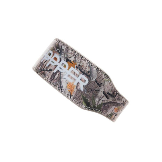UPPPER Lifting Belt Camo - Microfiber Leather, Double-Prong Buckle, 4" to 2.5" Tapered, Weightlifting Support